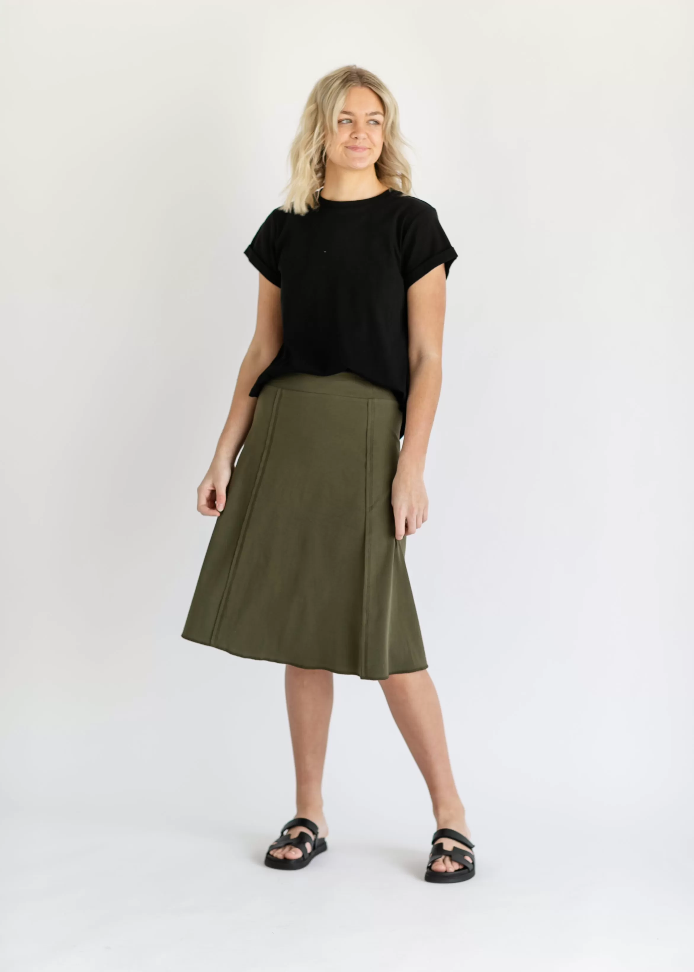 Allie Knit Midi Skirt - FINAL SALE