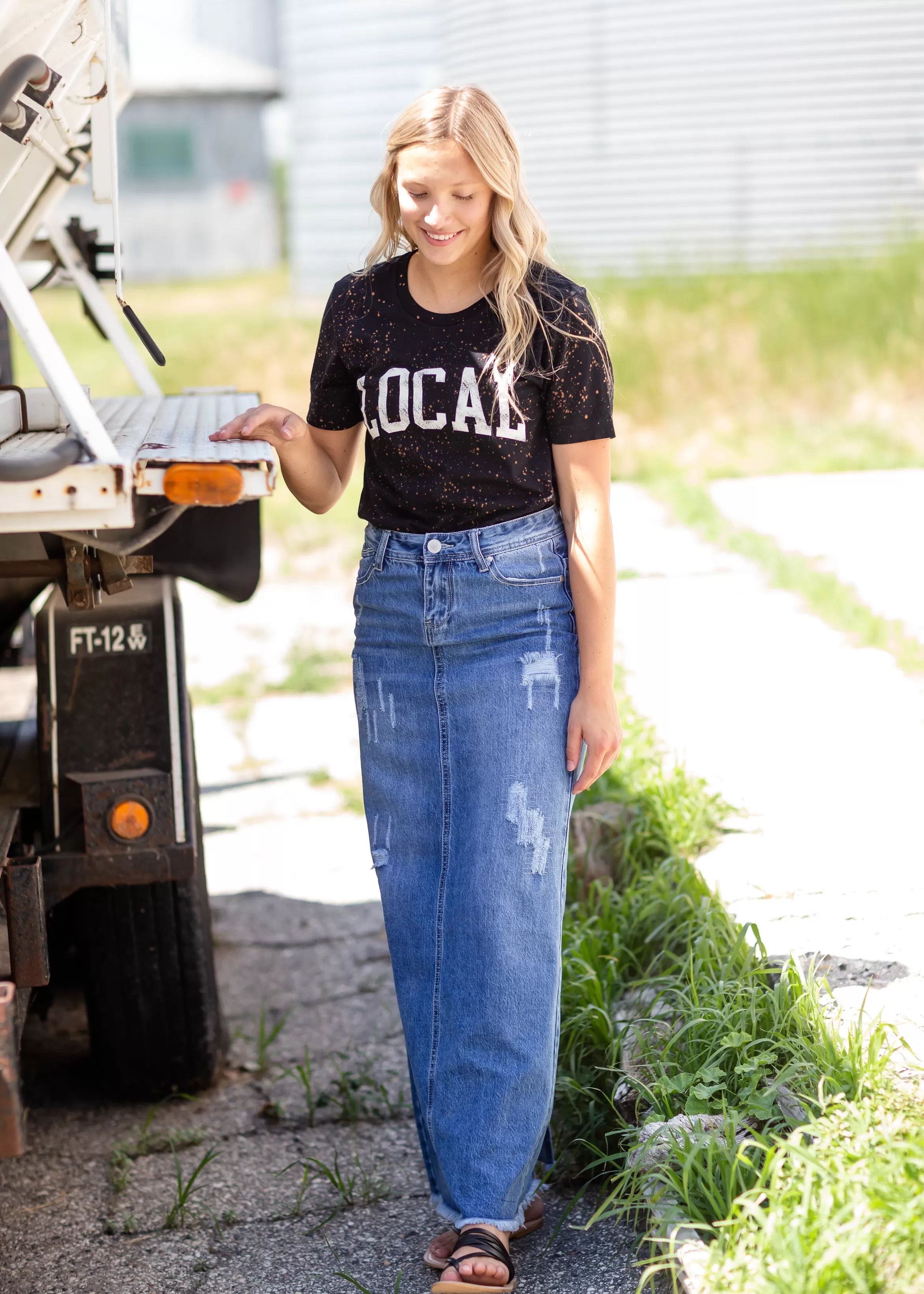 Black Speckled Local T-Shirt