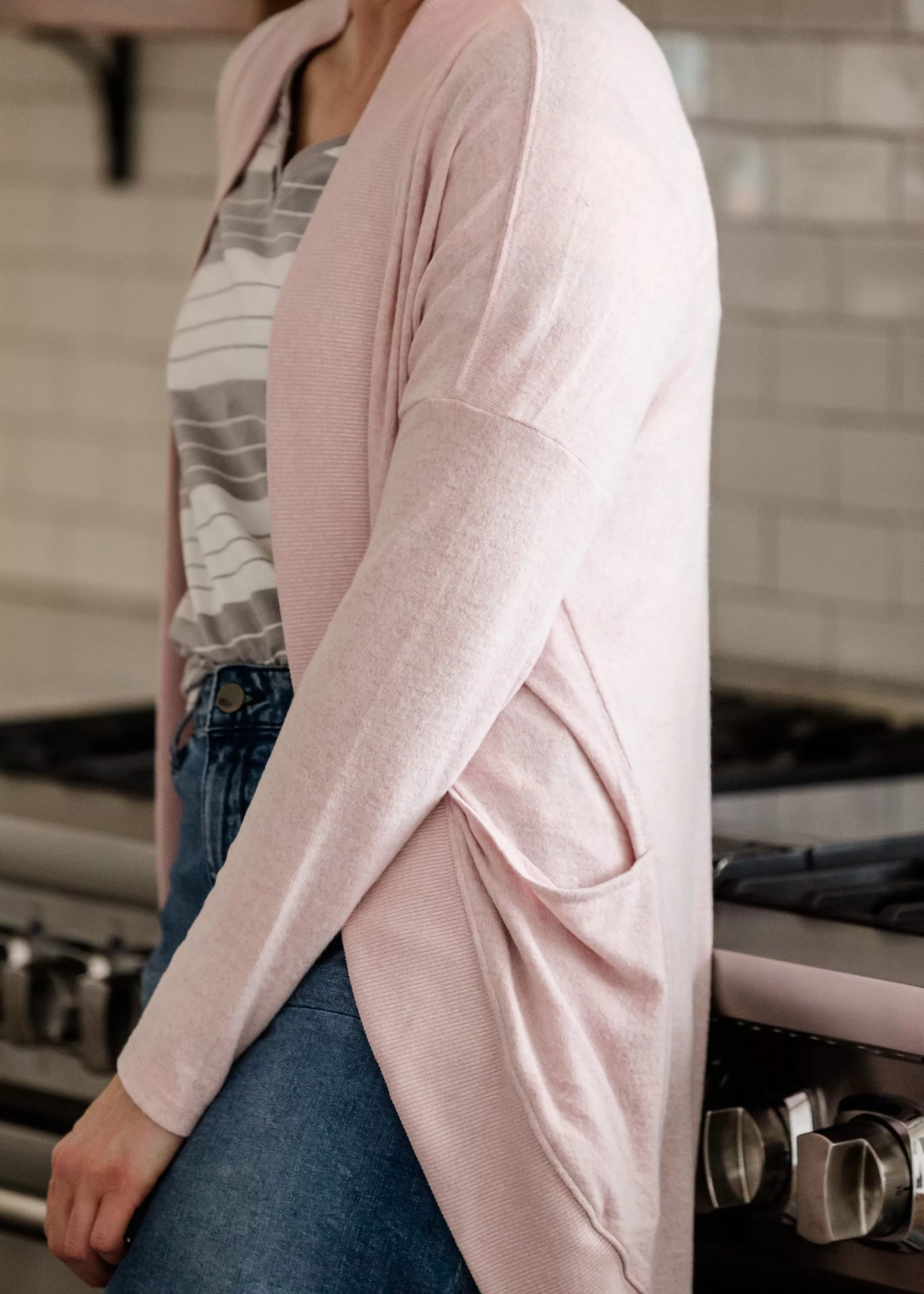 Blush Lightweight Dolman Sweater - FINAL SALE