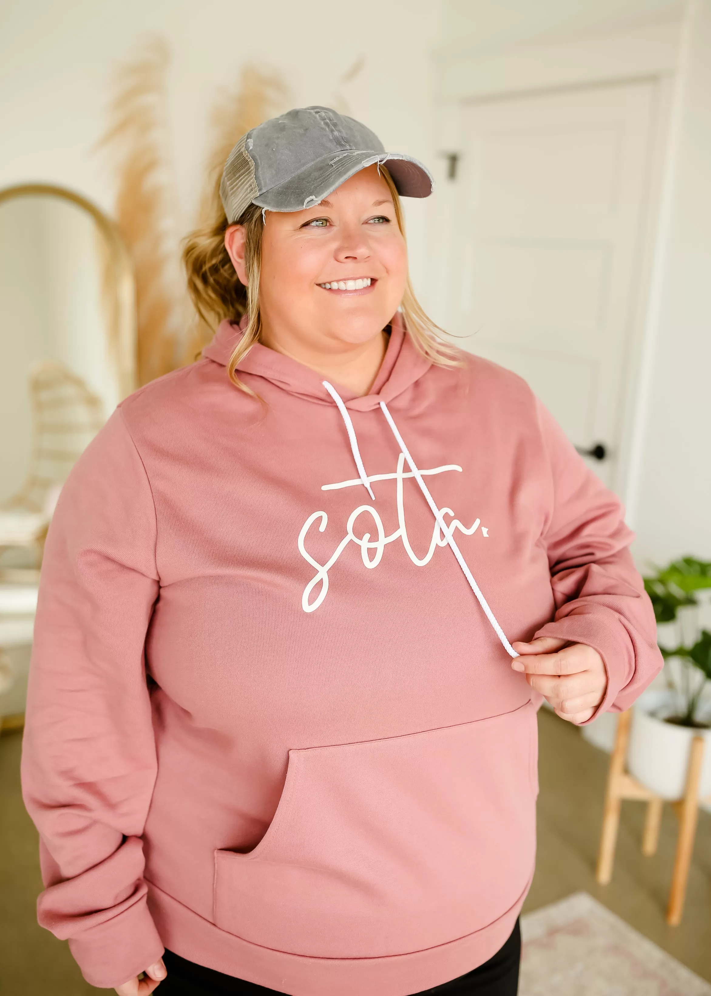 Blush Sota Hooded Sweatshirt - FINAL SALE