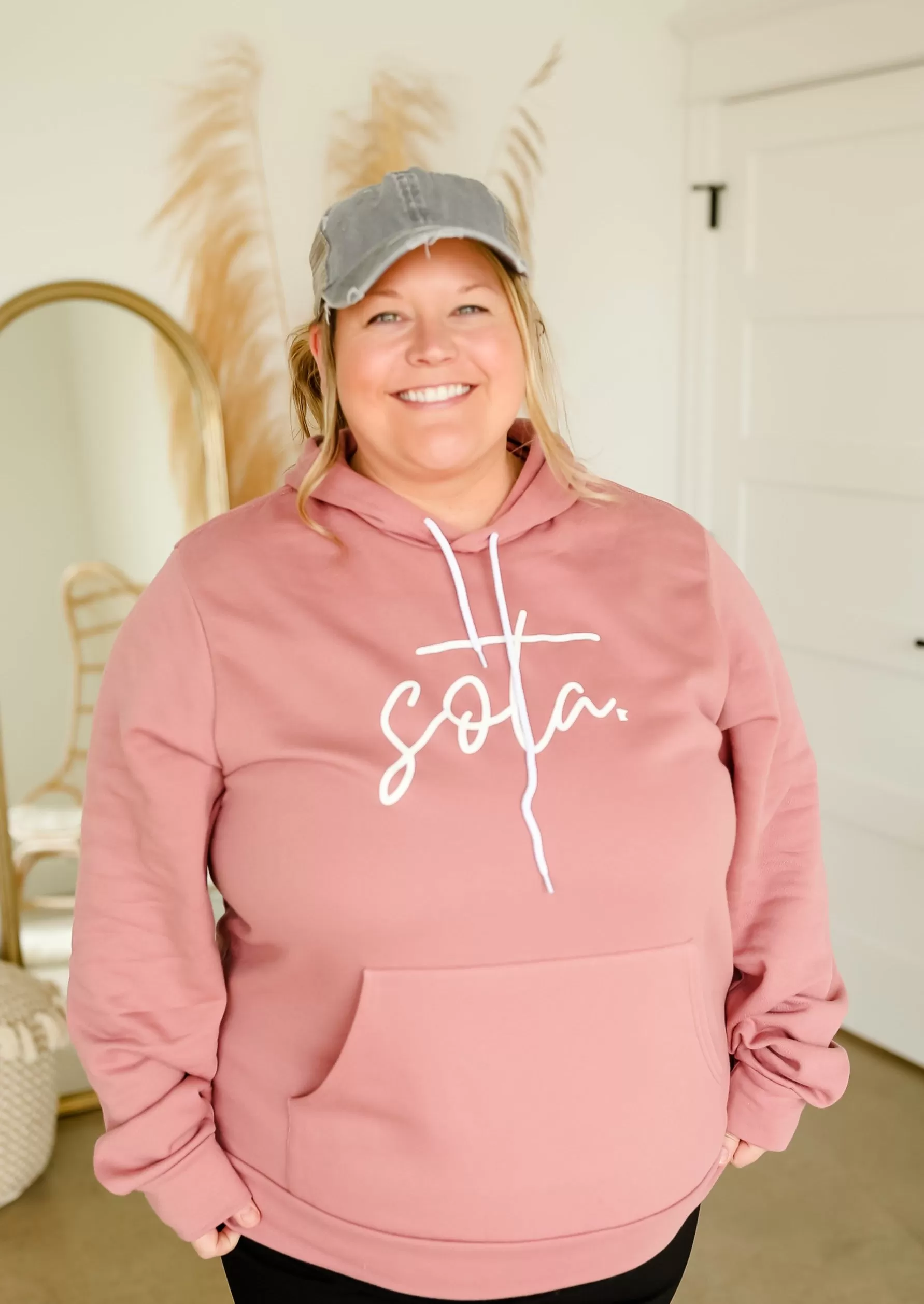 Blush Sota Hooded Sweatshirt - FINAL SALE