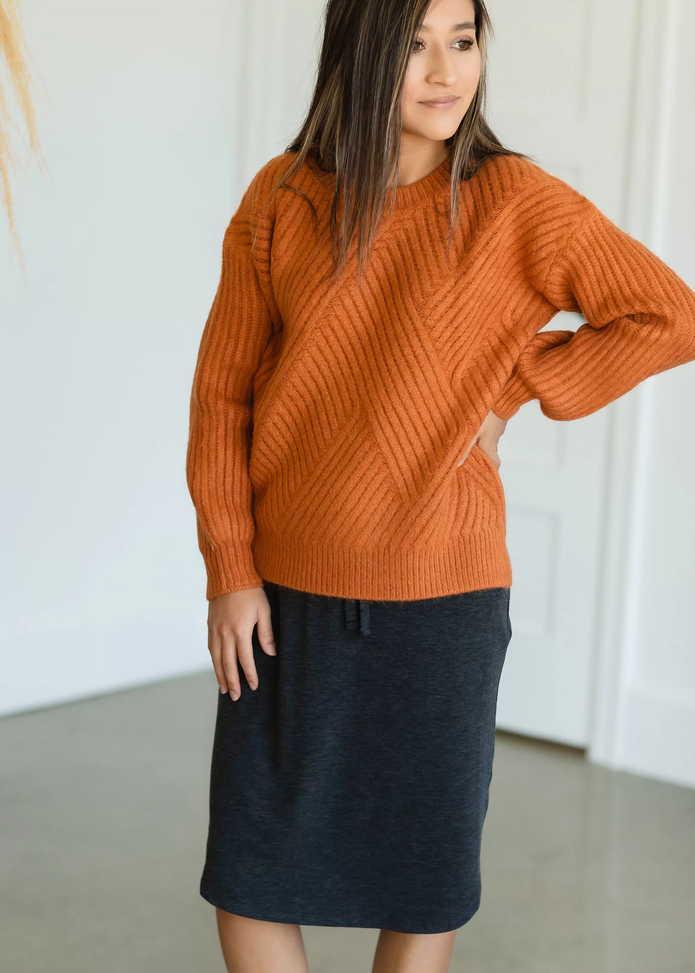 Bonnie Toffee Woven Sweater - FINAL SALE