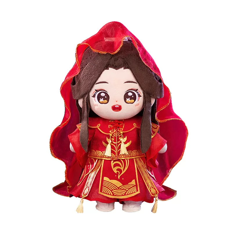 【Consignment Sales】PLUSH WONDERLAND Heaven Official's's Blessing Xie Lian Plush Cotton 20 CM Doll Clothes Bridal Dresses Chinese Style