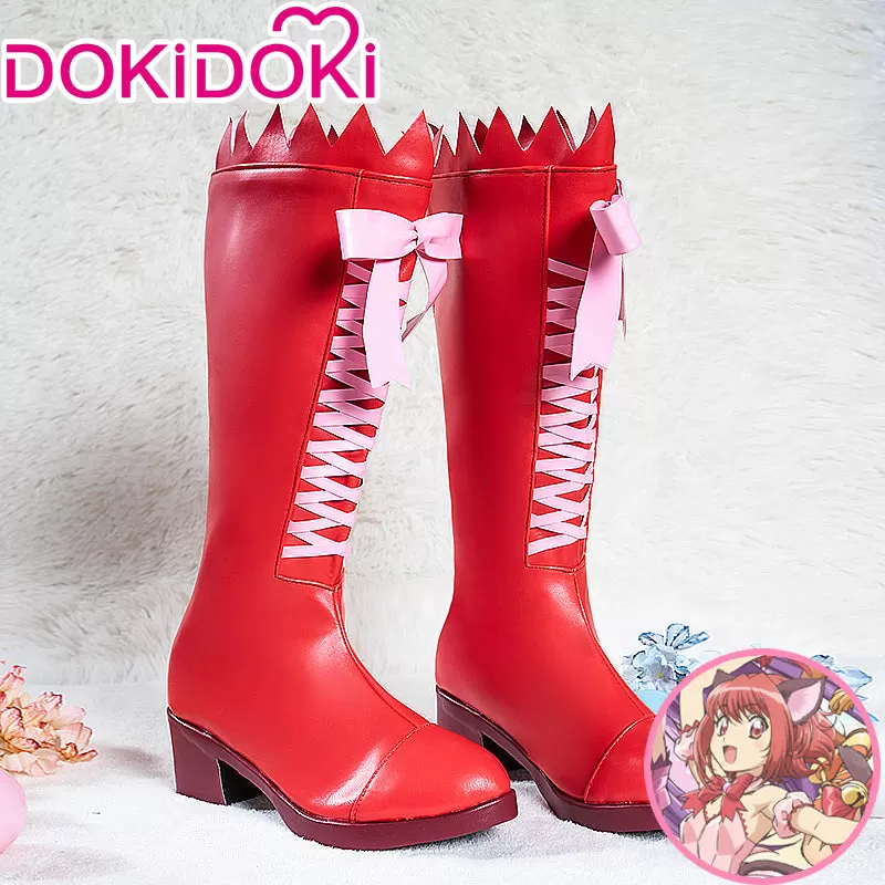 DokiDoki Anime Tokyo Mew Mew Cosplay Momomiya Ichigo / Aizawa Minto / Midorikawa Retasu / Huang Bulin / Zakuro Fujiwara Shoes