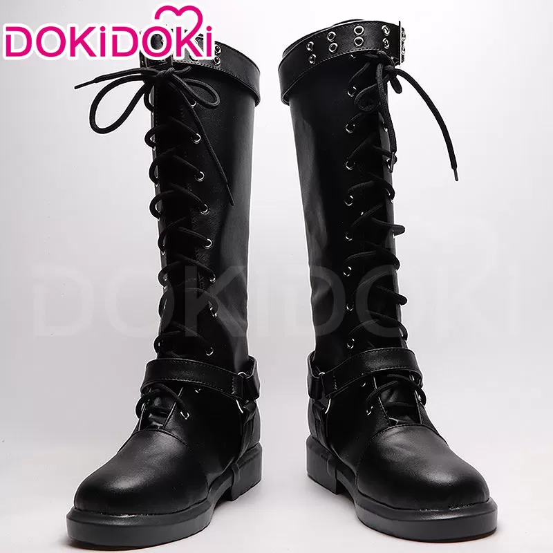 DokiDoki Game Cosplay Shoes Black Boots