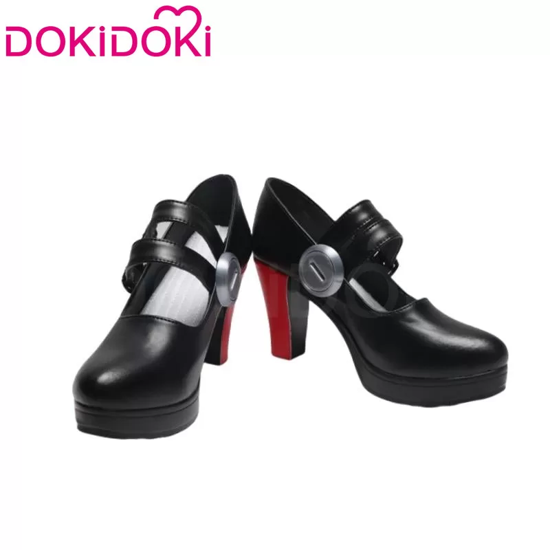 Dokidoki Game Zenless Zone Zero Cosplay Ellen Joe Shoes Housekeeping Co. Shark Girl Maid