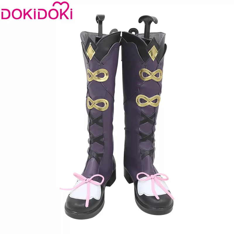 【EU 35-48】DokiDoki Game Genshin Impact Cosplay  Yun Jin  Shoes YunJin