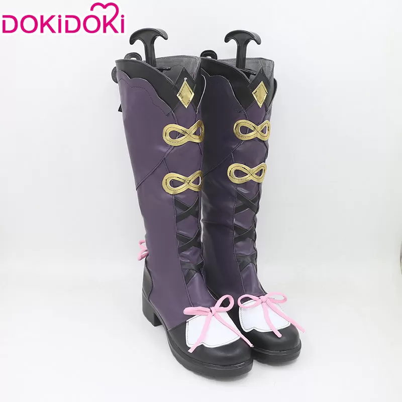 【EU 35-48】DokiDoki Game Genshin Impact Cosplay  Yun Jin  Shoes YunJin