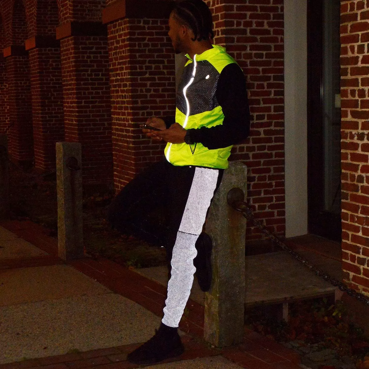 FINAL SALE: Men's Reflective Resolution Jogger in Black