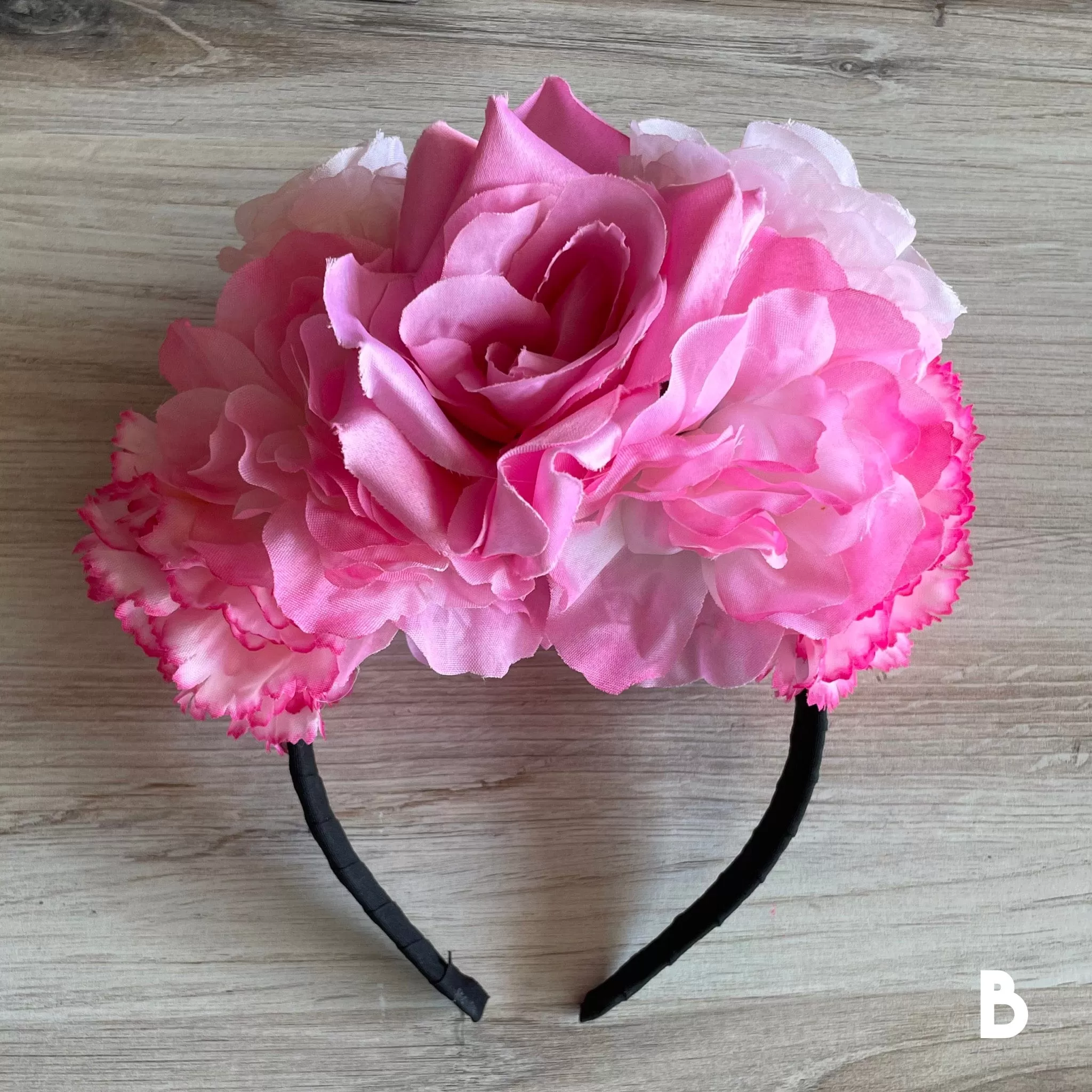 Frida Floral Headband - Pink