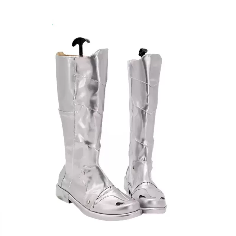 【In Stock】Dokidoki Anime Cosplay Shoes Silver Boots