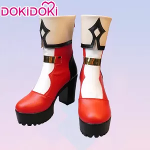 【In Stock】DokiDoki Game Genshin Impact Cosplay Charlotte Shoes Fontaine