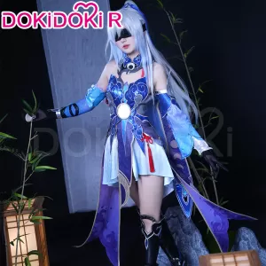 【In Stock】DokiDoki-R Game Honkai: Star Rail Cosplay Jing Liu Costume Jingliu