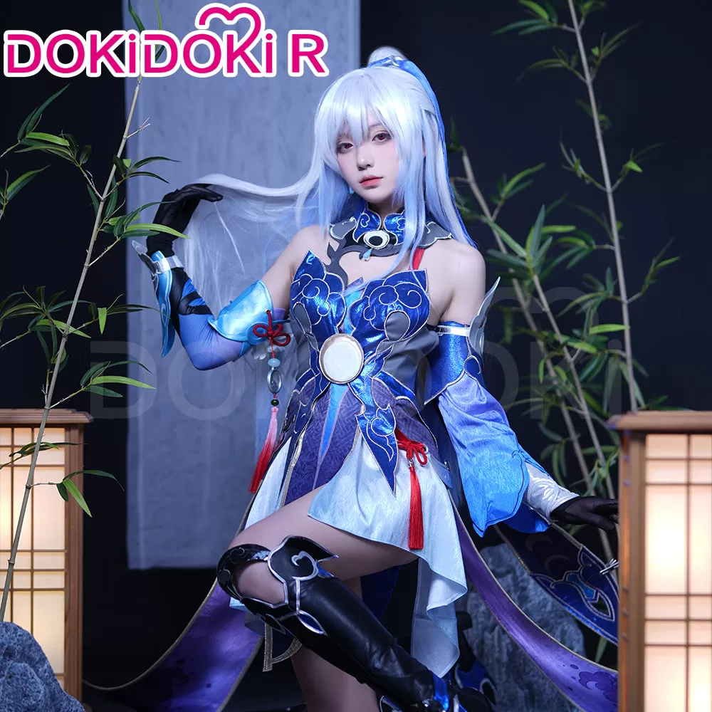 【In Stock】DokiDoki-R Game Honkai: Star Rail Cosplay Jing Liu Costume Jingliu