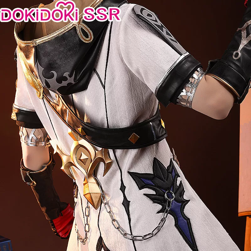 【LAST BATCH】【Costume Ready For Ship】 DokiDoki-SSR Game Genshin Impact Cosplay Albedo Costume/Shoes Men