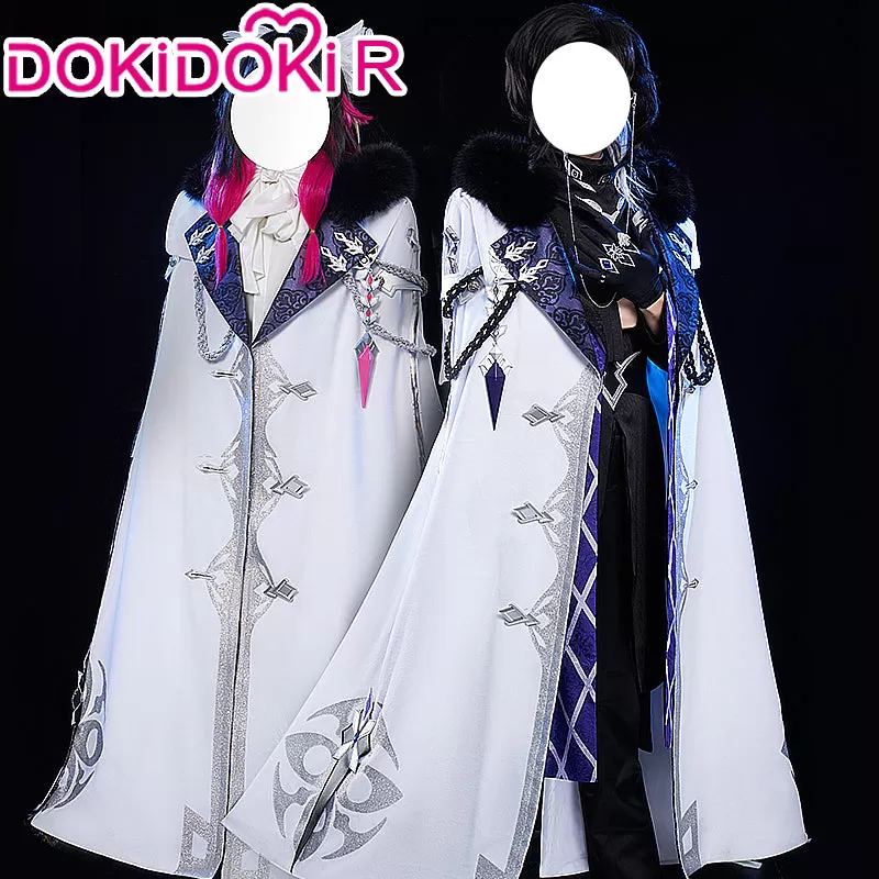 【Last Batch】DokiDoki-R Game Genshin Impact Cosplay Columbina / Pantalone / Sandrone / Il Dottore /  Scaramouche / Capitano / Tartaglia  Accessories FATUI Harbinger  Cloak Childe