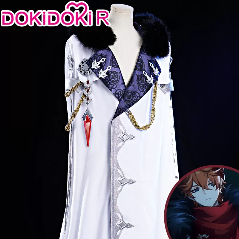 【Last Batch】DokiDoki-R Game Genshin Impact Cosplay Columbina / Pantalone / Sandrone / Il Dottore /  Scaramouche / Capitano / Tartaglia  Accessories FATUI Harbinger  Cloak Childe