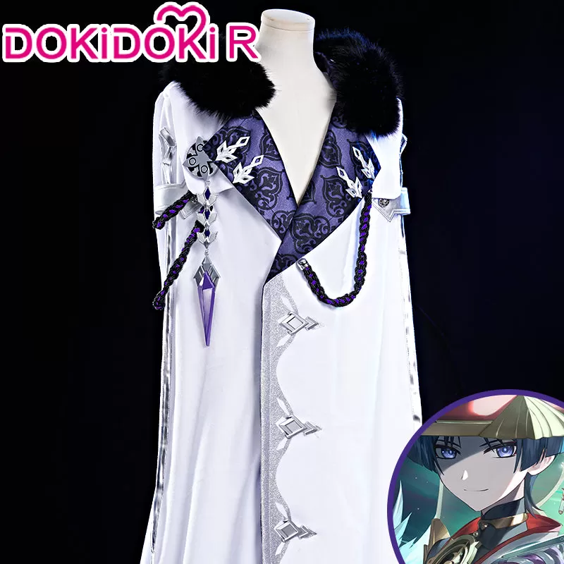 【Last Batch】DokiDoki-R Game Genshin Impact Cosplay Columbina / Pantalone / Sandrone / Il Dottore /  Scaramouche / Capitano / Tartaglia  Accessories FATUI Harbinger  Cloak Childe