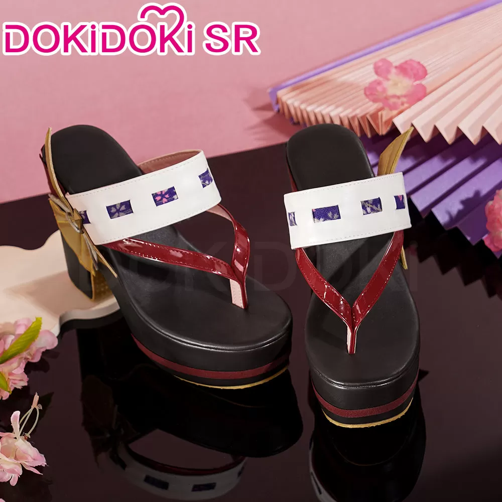 【LAST BATCH】【Partial Size Ready For Ship】DokiDoki-SR Game Genshin Impact Yae Miko Cosplay Costume / Shoes