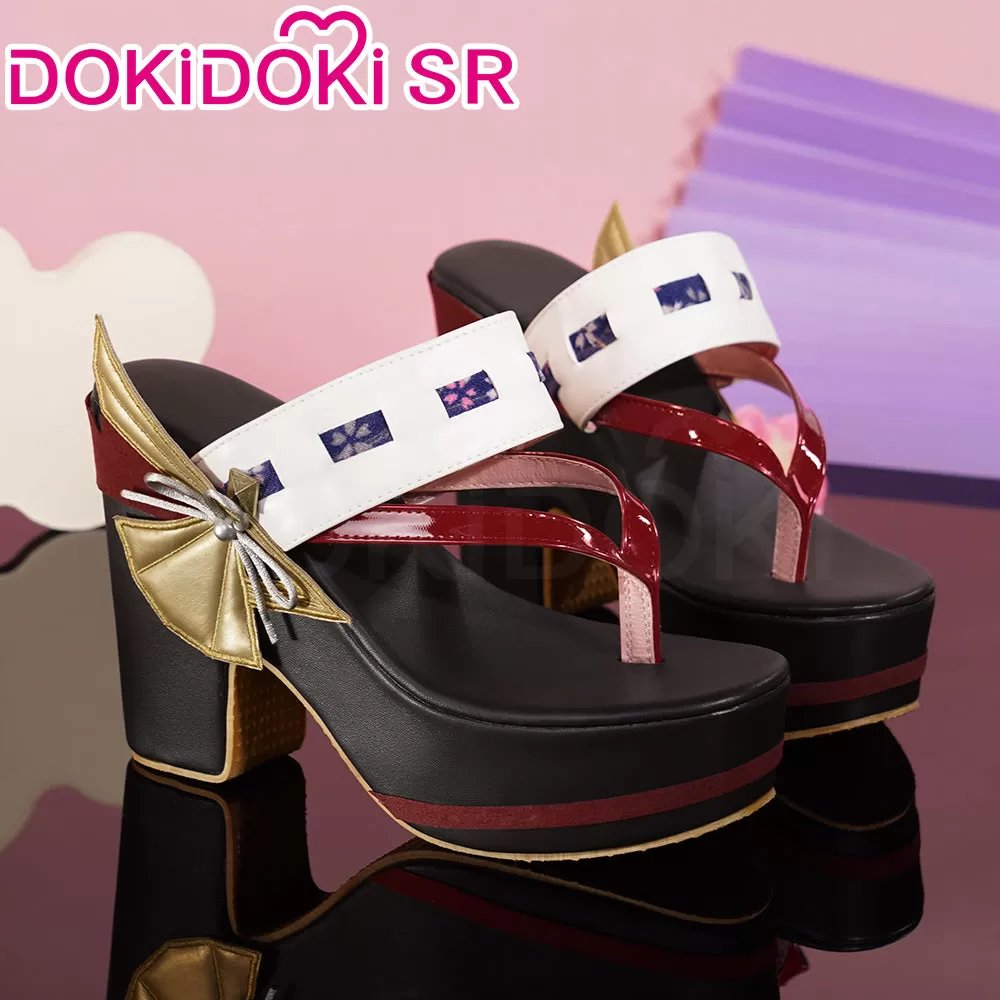 【LAST BATCH】【Partial Size Ready For Ship】DokiDoki-SR Game Genshin Impact Yae Miko Cosplay Costume / Shoes