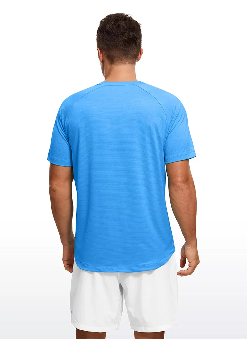 Lightweight Quick Dry Short Sleeves Crew Neck