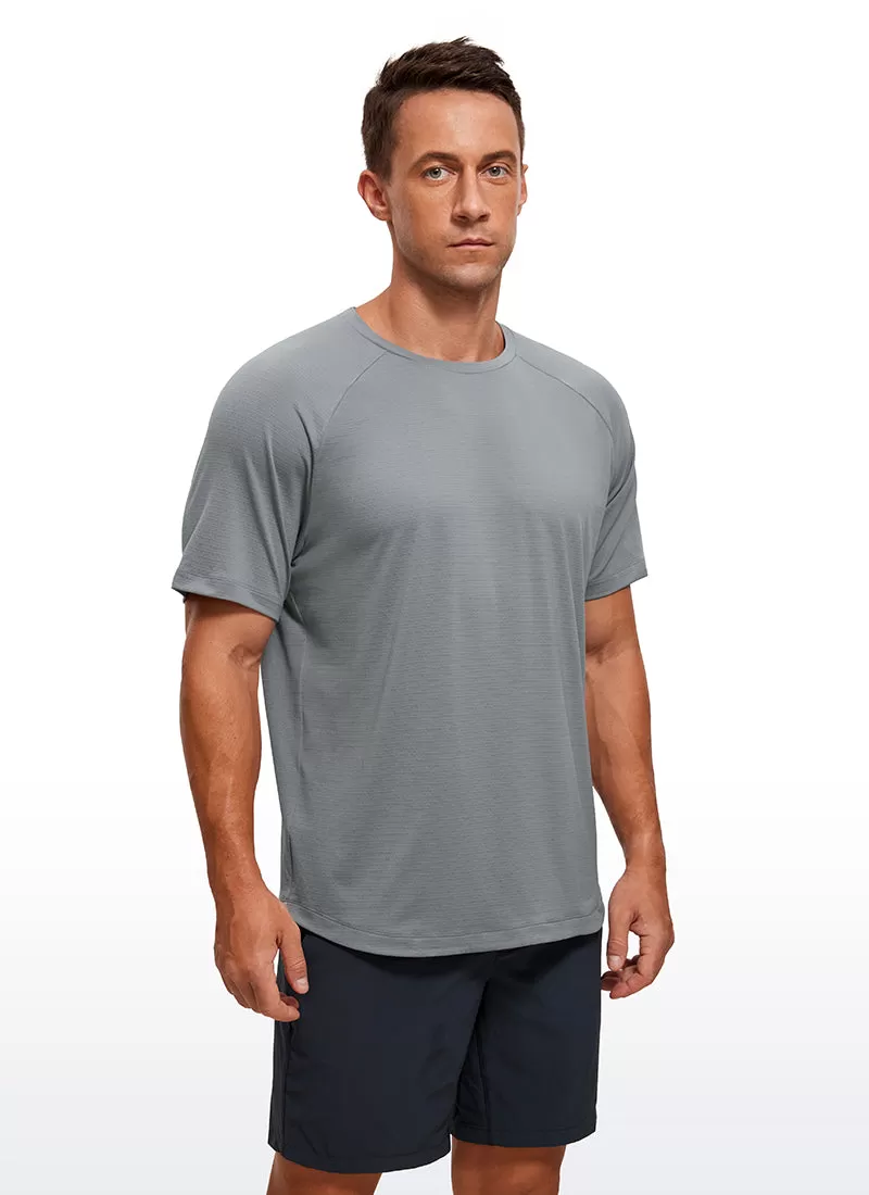 Lightweight Quick Dry Short Sleeves Crew Neck