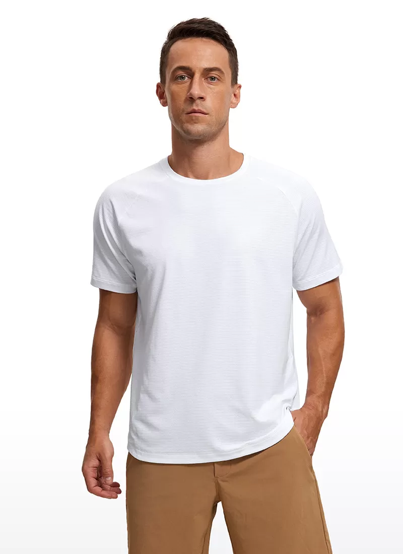 Lightweight Quick Dry Short Sleeves Crew Neck