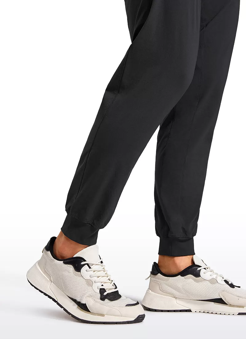 Lightweight Water Resistant Athletic Joggers with Zip Pockets 31"