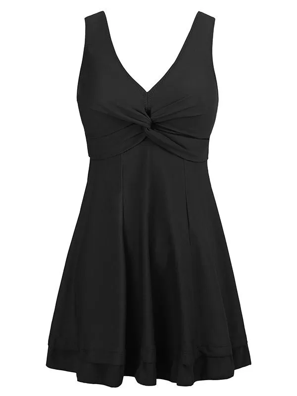 Modest Swimwear for Women and Slimming Peacock Skirted Swimdress