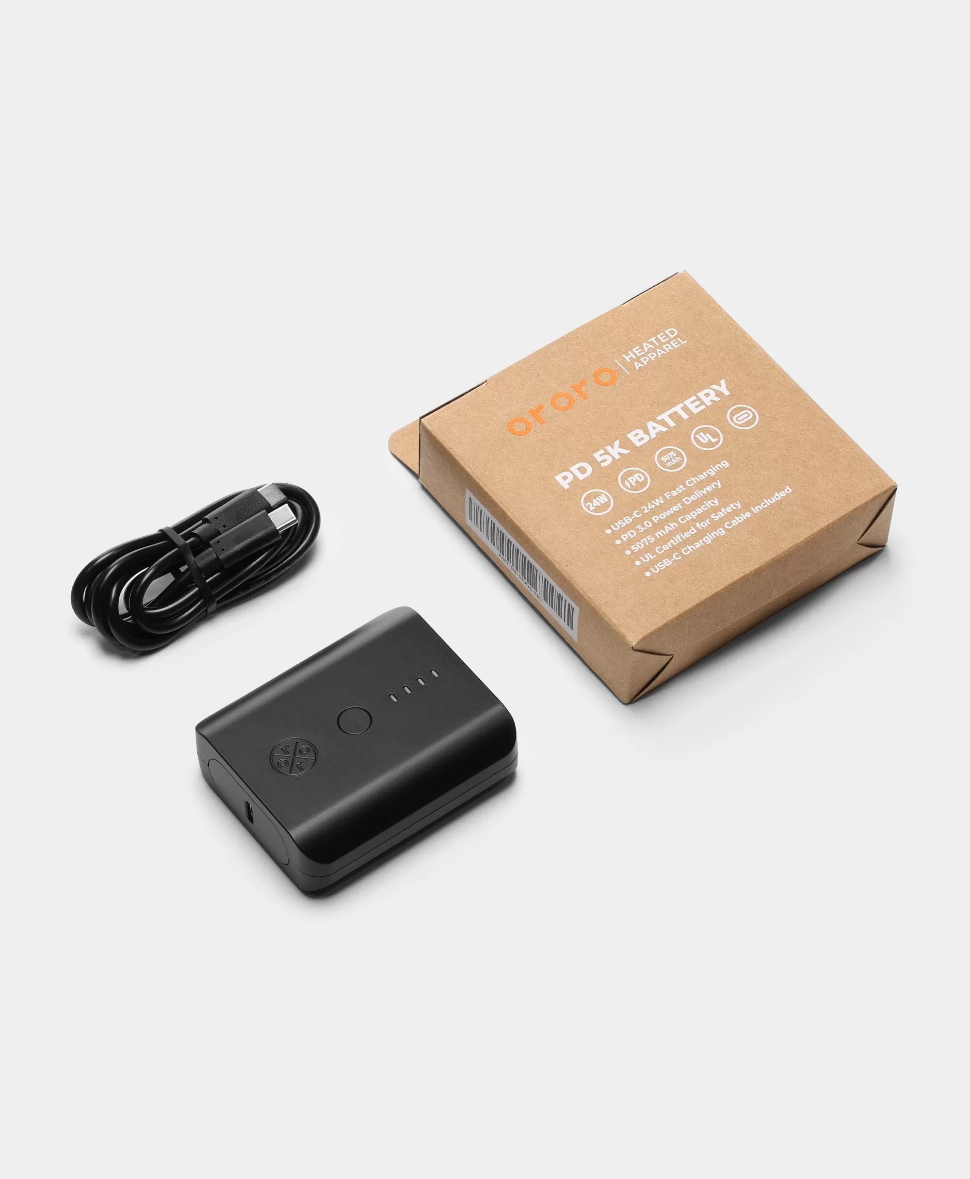 PD 5K Rechargeable Battery (USB-C, 24W Power Delivery)