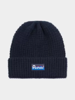 Penfield Mens Waffle Beanie Navy Blue