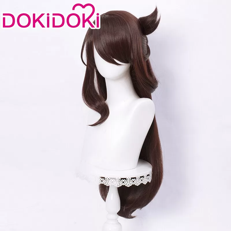 【Ready For Ship】DokiDoki Game Genshin Impact Cosplay Beidou cosplay  Wig Women Long Brown Wig / Accessories