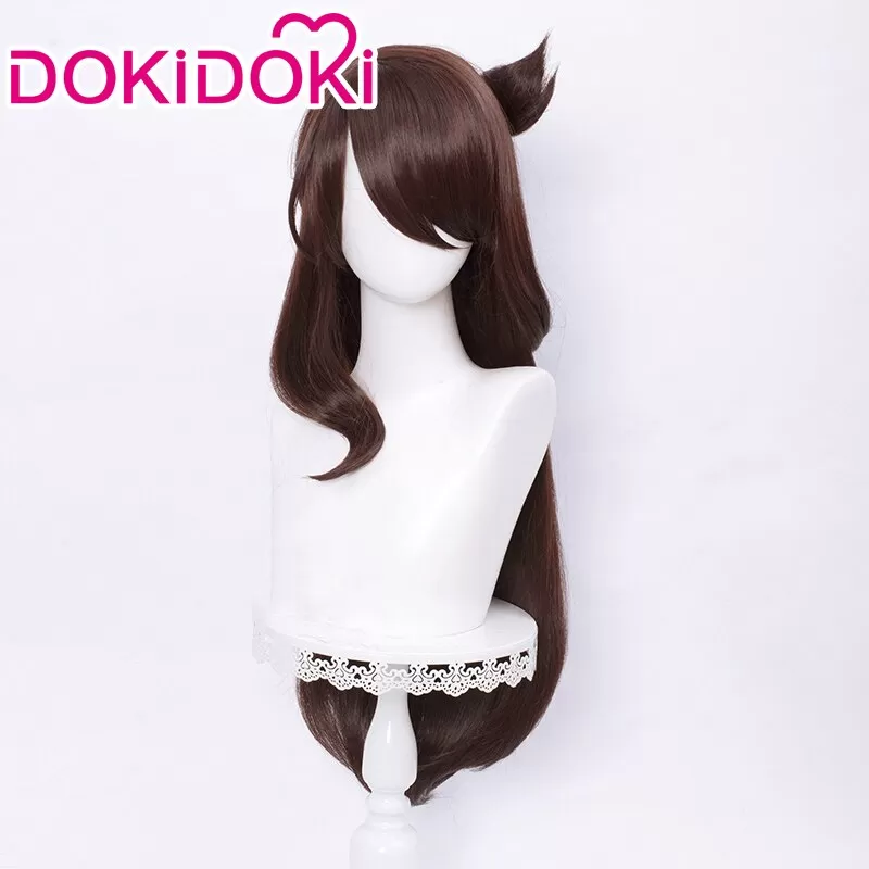 【Ready For Ship】DokiDoki Game Genshin Impact Cosplay Beidou cosplay  Wig Women Long Brown Wig / Accessories