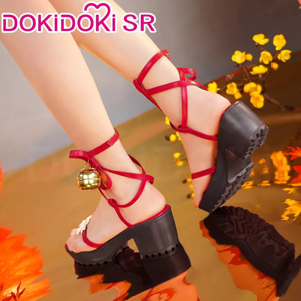 【Ready For Ship】DokiDoki-SR Game Honkai: Star Rail Cosplay Hanabi Costume / Shoes Miss Sparkle