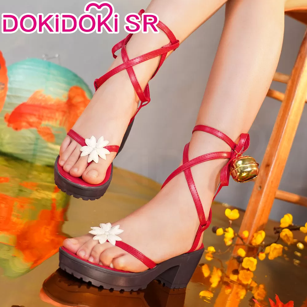 【Ready For Ship】DokiDoki-SR Game Honkai: Star Rail Cosplay Hanabi Costume / Shoes Miss Sparkle