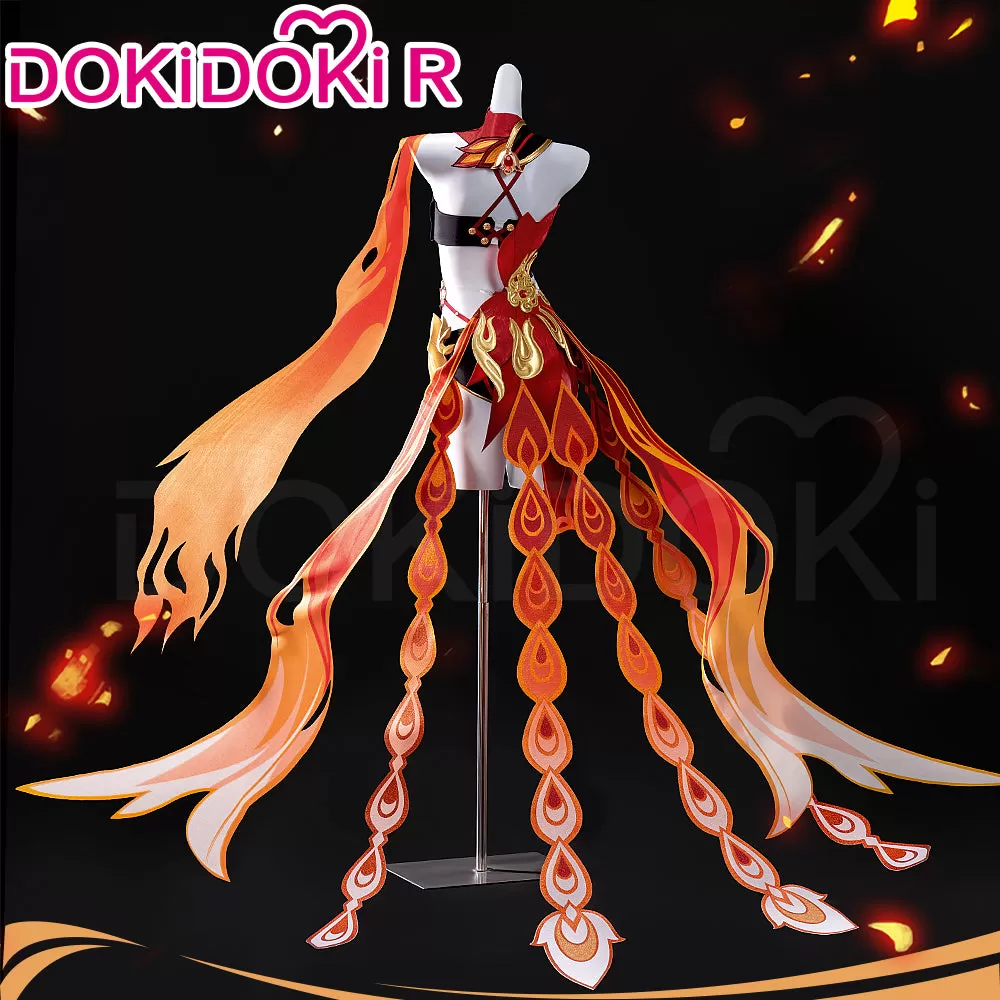 【S-XL】DokiDoki-R Honkai Impact 3rd Cosplay Fuhua Costume / Shoes Cover Fu Hua Fenghuang of Vicissitude