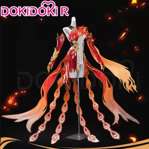 【S-XL】DokiDoki-R Honkai Impact 3rd Cosplay Fuhua Costume / Shoes Cover Fu Hua Fenghuang of Vicissitude