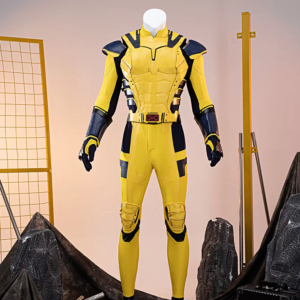 【Size XS-3XL】DokiDoki Movie Cosplay Black Yellow Man Costume Bodysuit