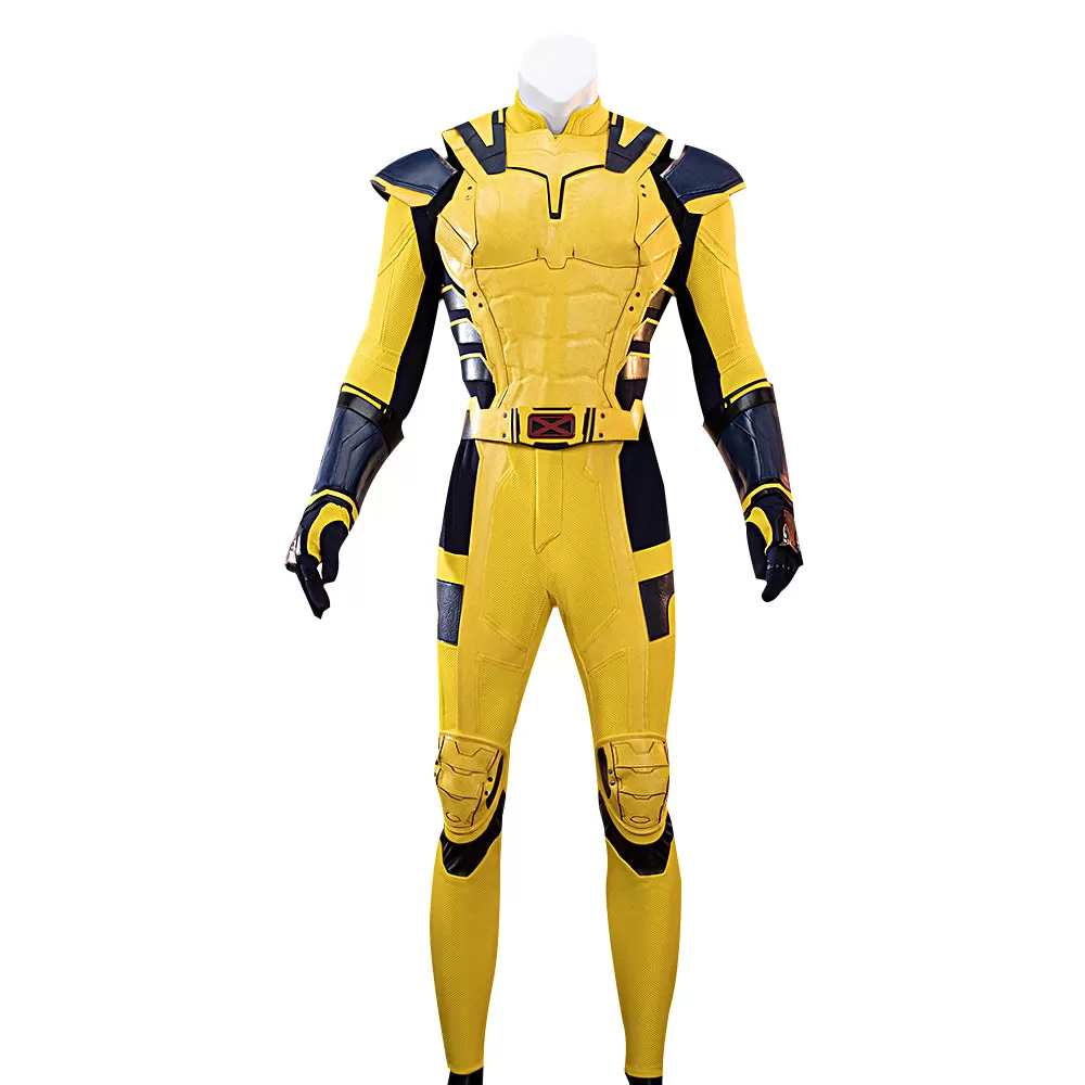 【Size XS-3XL】DokiDoki Movie Cosplay Black Yellow Man Costume Bodysuit