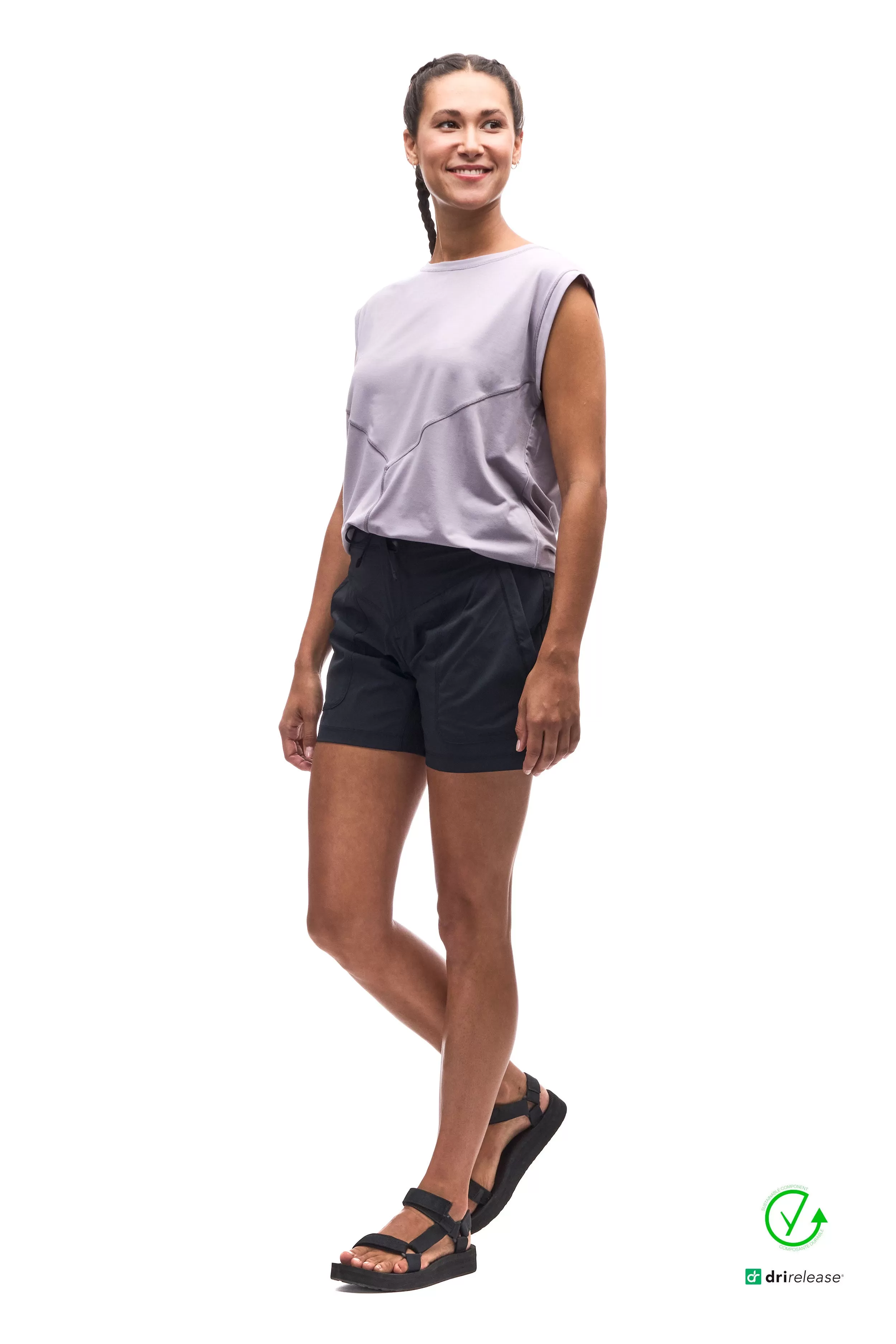 Sleeveless Crew Neck Top GOMA LT