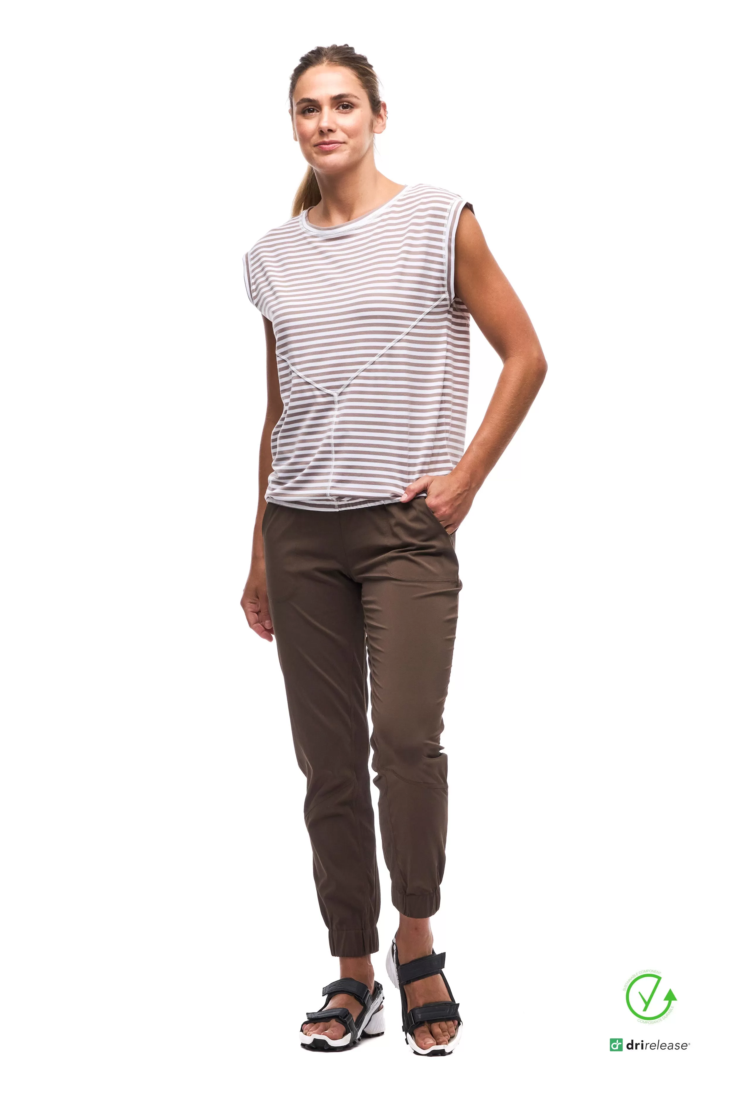 Sleeveless Crew Neck Top GOMA LT