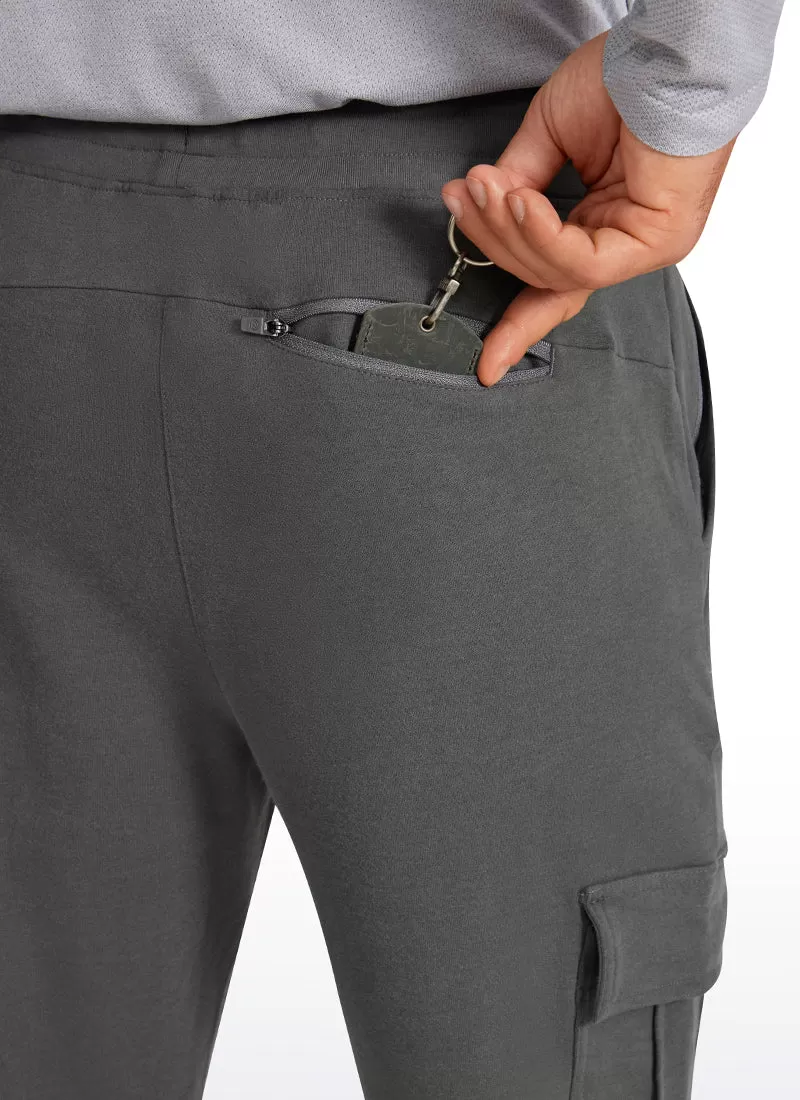 Stretch Classic-Fit Sweatpants with Multi Pockets 29"