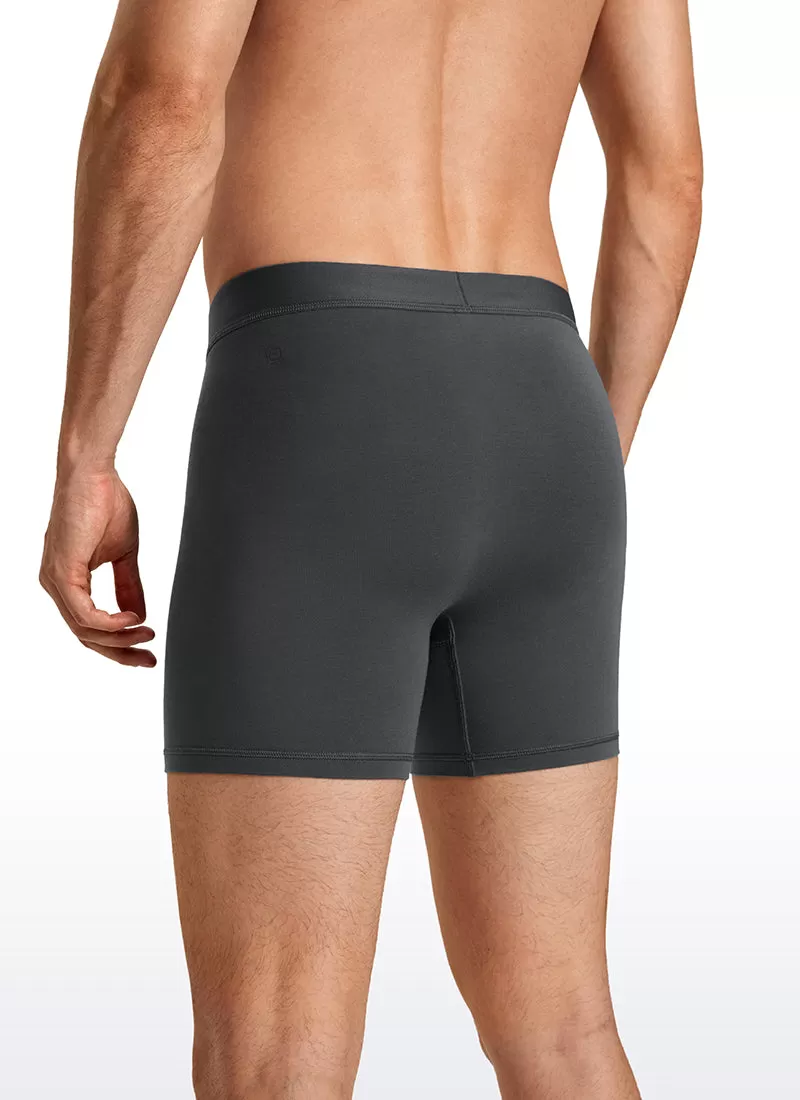 Ultra-Soft Modal Double Lined 5" Boxer Underwear (3-Pack)