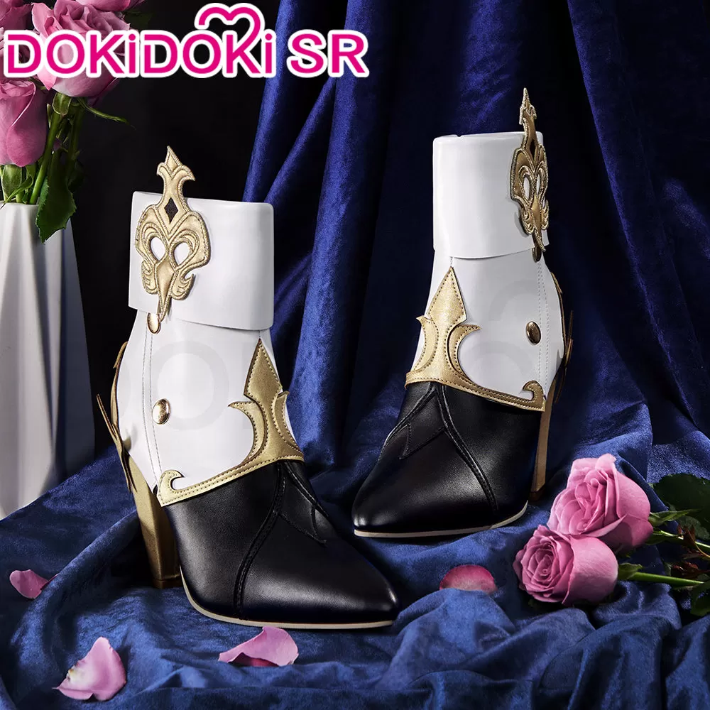 【US LOCAL SHIPPING 】DokiDoki-SR Game Genshin Impact Cosplay Clorinde Fontaine Shoes